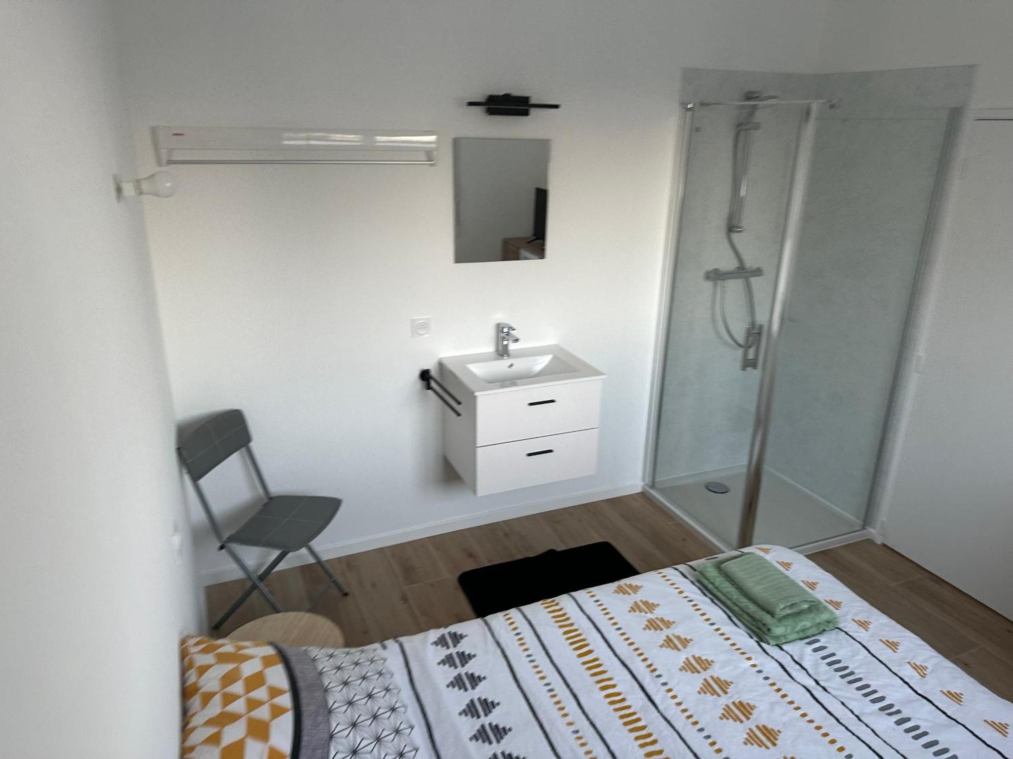 Flat Lägenhet Donville-les-Bains Exteriör bild