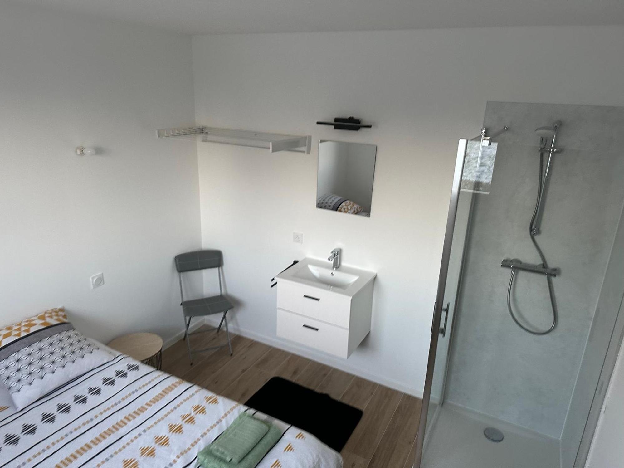 Flat Lägenhet Donville-les-Bains Exteriör bild