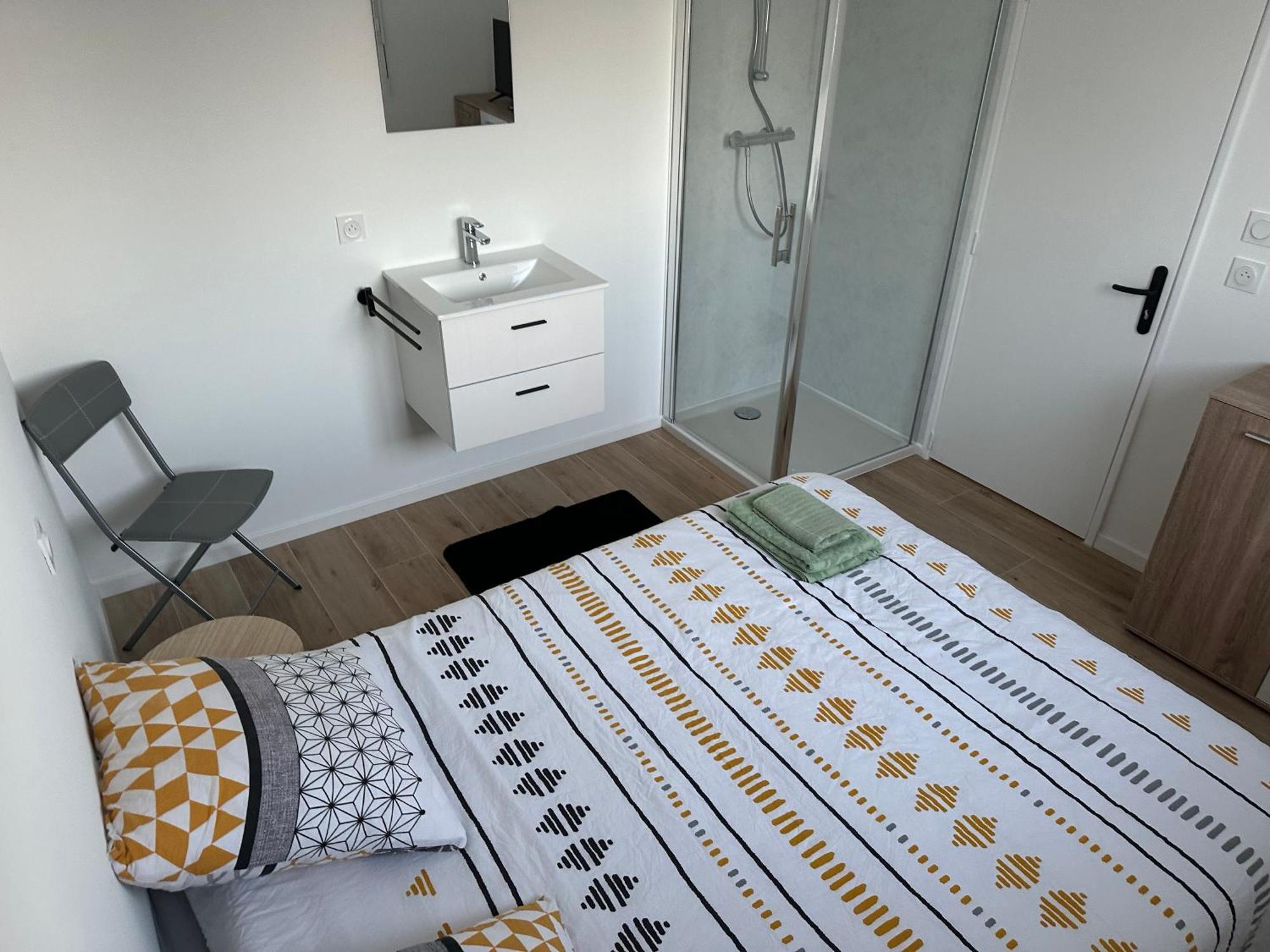 Flat Lägenhet Donville-les-Bains Exteriör bild